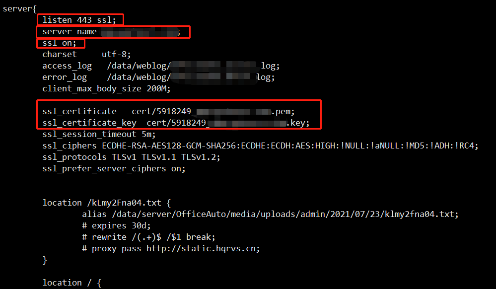 阿里云ssl证书如何通过Nginx部署到服务器