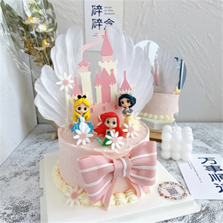 女孩子最爱的迪士尼公主生日蛋糕图片合集 柔软的蛋糕一定会发生柔软的事情