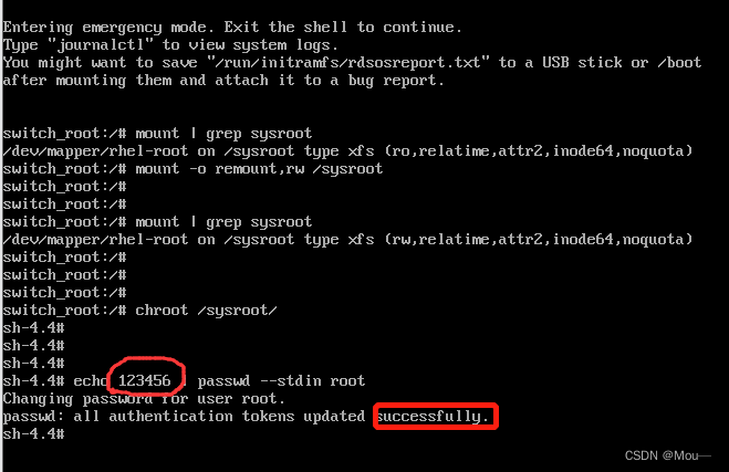 Linux系统修改 root 用户密码