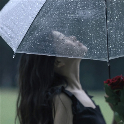 雨中撑伞爆漂亮的女头合集 唯美中带有一丝伤感的撑伞女头
