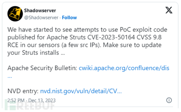 漏洞预警！Apache Struts 2曝出远程代码执行漏洞