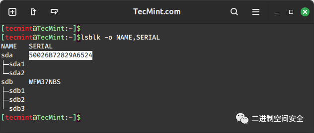 在Linux中查找硬盘序列号的八种姿势