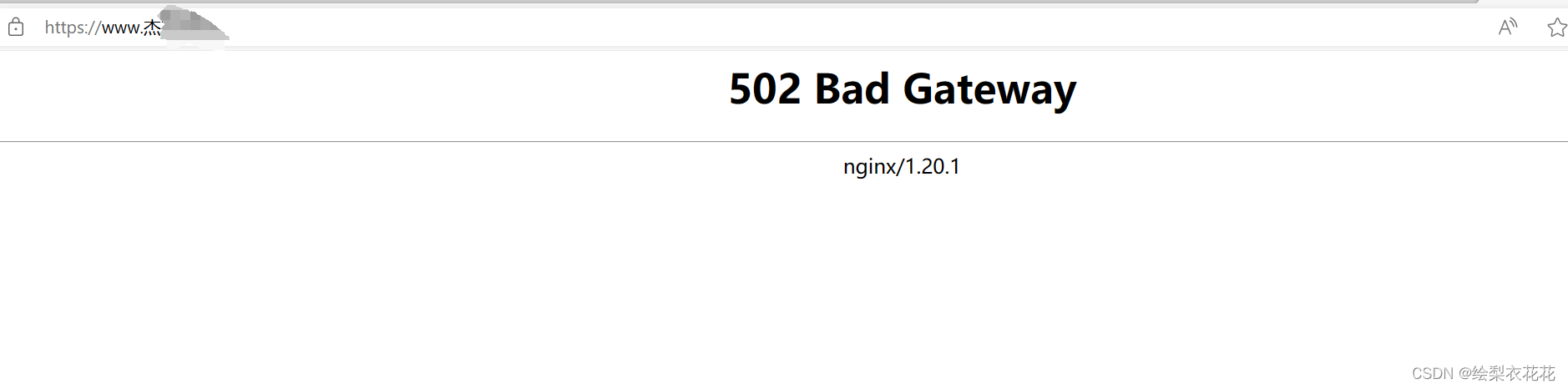 网页502 Bad Gateway nginx/1.20.1报错的原因与解决方法
