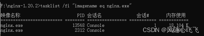 Windows下Nginx的启动停止重启等命令操作过程