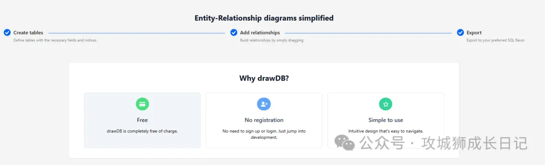 设计数据库就像画画一样简单！揭秘drawDB在线工具